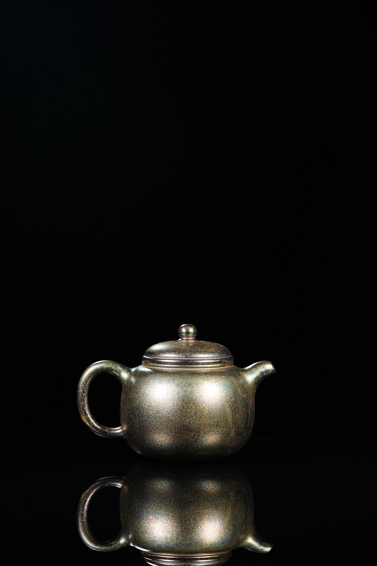 特色紫砂·黄金贝壳烧《匏尊壶》精品重器！  ——原矿优质紫泥·330cc——著名紫砂堂口·福茗堂