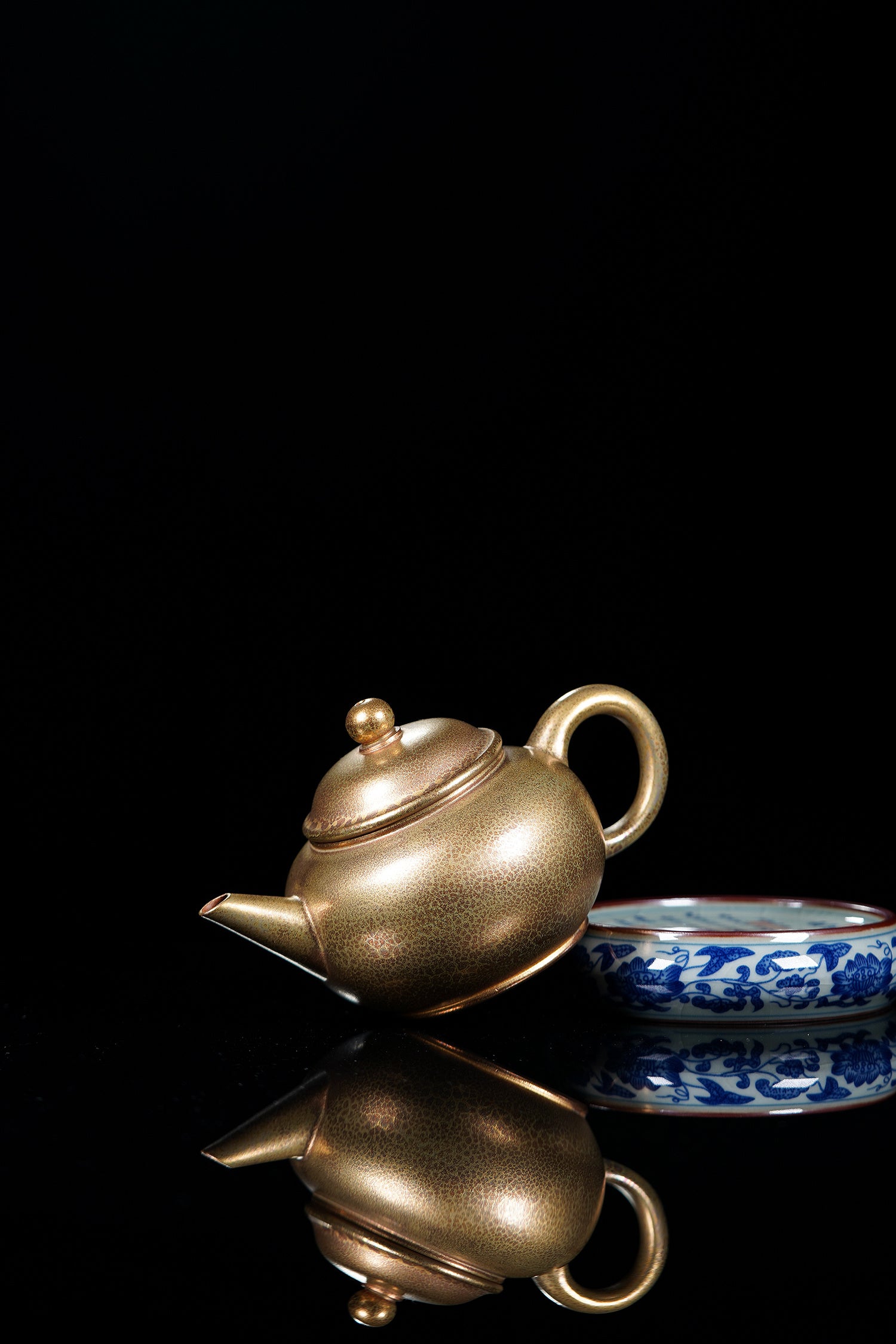 原矿紫砂特色黄金贝壳烧《水平壶》收藏级高端艺术品！  ——原矿优质老段·160cc ——著名紫砂艺术家·马兰制