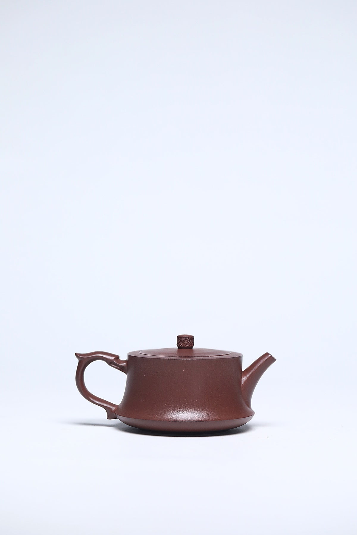 宜兴原矿紫砂·精品套组《柱础壶》好料好工推荐！ —— 原矿优质老紫泥·230cc ——著名紫砂陶艺家·杨菲制