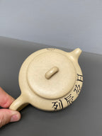 宜兴紫砂：原矿好工好料系列【如意周盘壶】 ——原矿优质本山绿·210cc ——紫砂艺术名家·于敏
