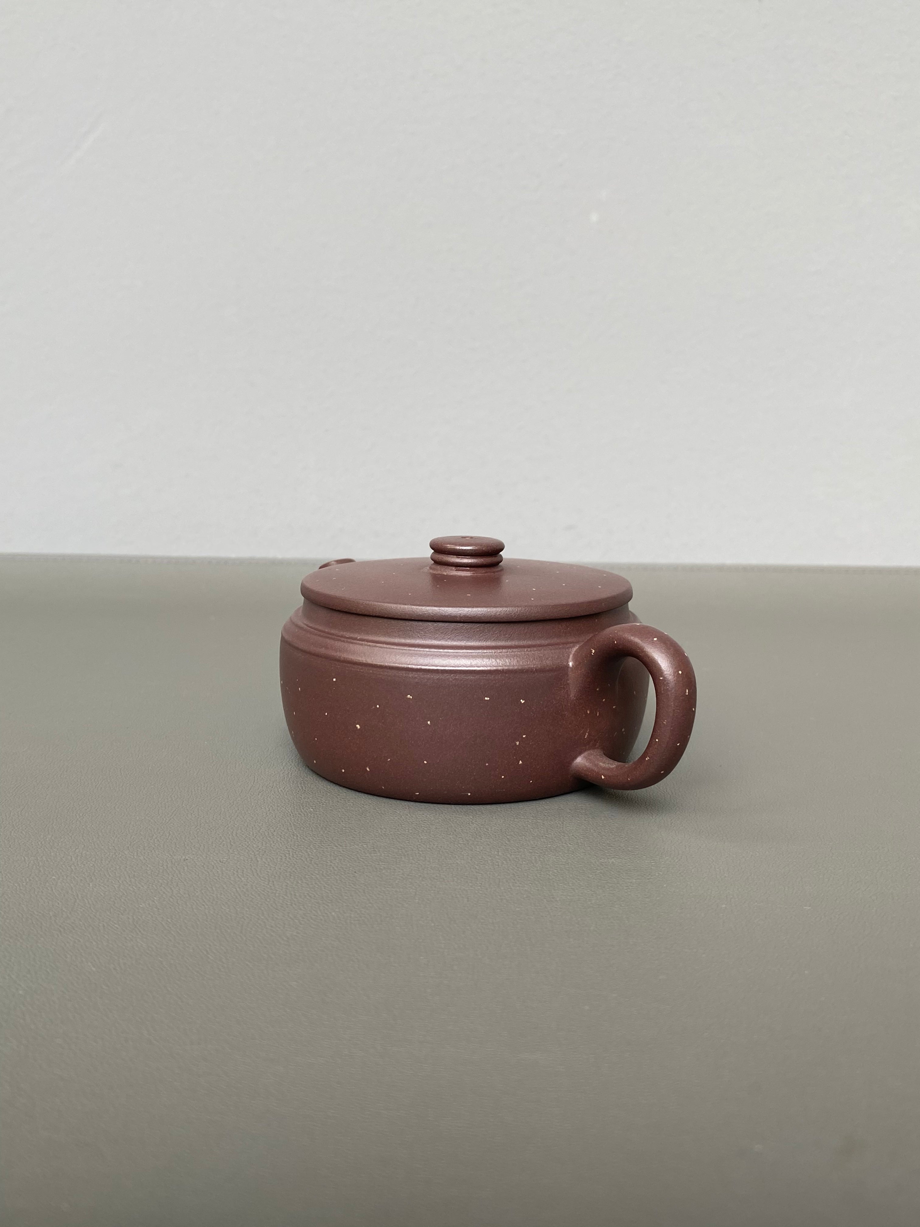 宜兴紫砂：原矿好工好料系列【汉瓦壶】——原矿优质紫泥铺砂·130cc ——紫砂艺术名家·宁辰（风华）