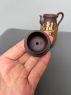 一器藏心经·紫砂纳万福｜郑求标大师｜心经至尊禅意臻品【净瓶壶】——原矿优质老紫泥·300cc ——紫砂心经刻绘大师·郑求标 恭刻