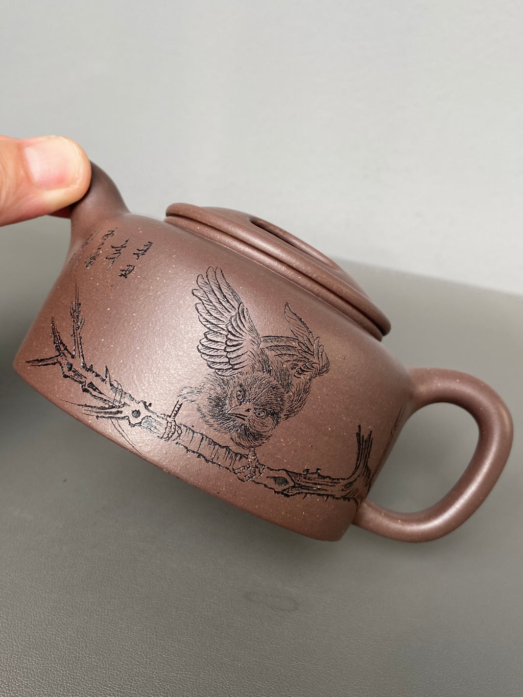 ·李峰臻品《牛盖莲子壶》礼藏双绝 传世雅器 ——原矿优质老紫泥·280cc ——国大师吴鸣高徒·李峰亲工