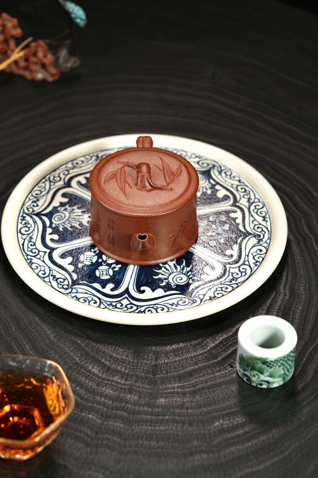 【竹韵·把玩器】 原矿极品降坡泥·170cc·内推孔