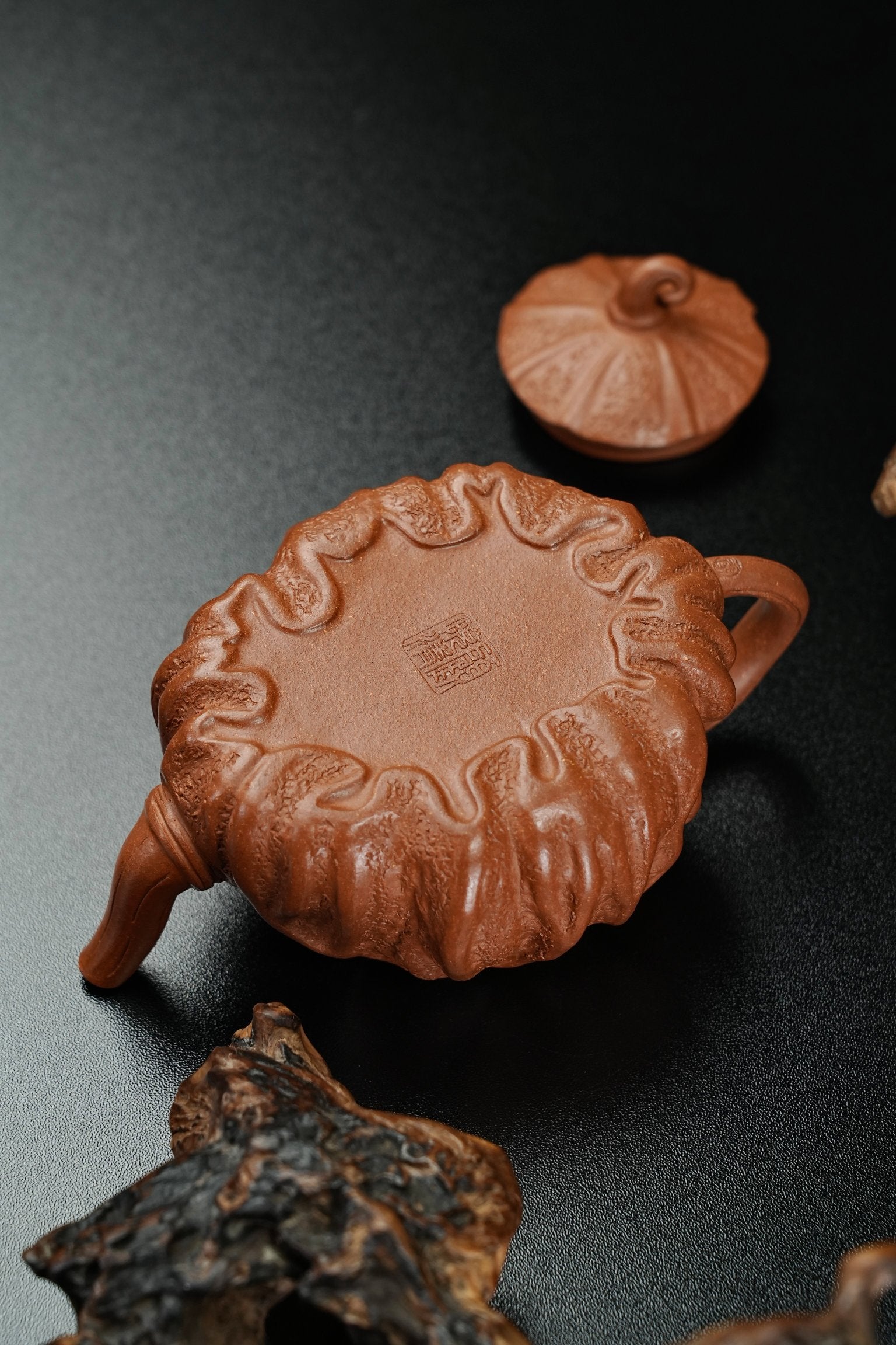 全手工【荷趣】 原矿极品老段泥·270cc·内推孔