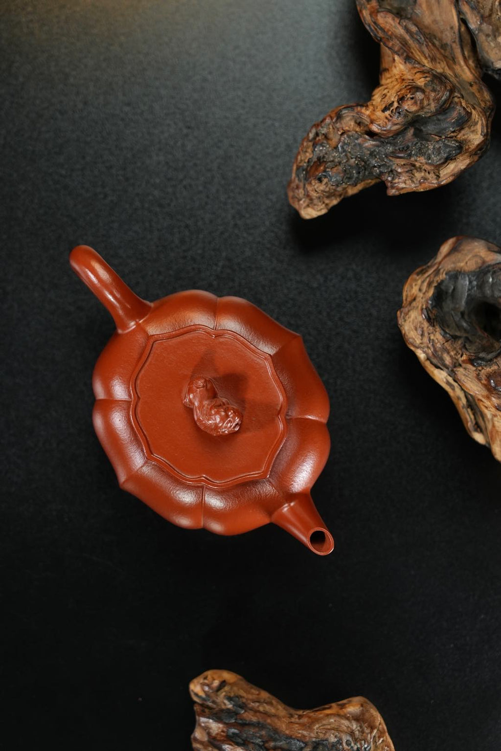 全手工【祥瑞狮球】 小煤窑极品朱泥·230cc·9孔