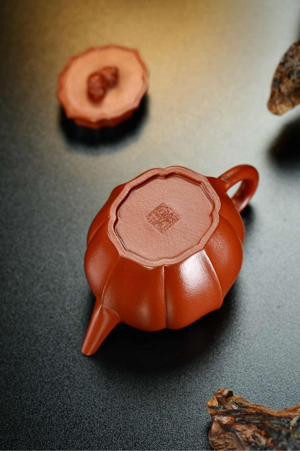 全手工【祥瑞狮球】 小煤窑极品朱泥·230cc·9孔