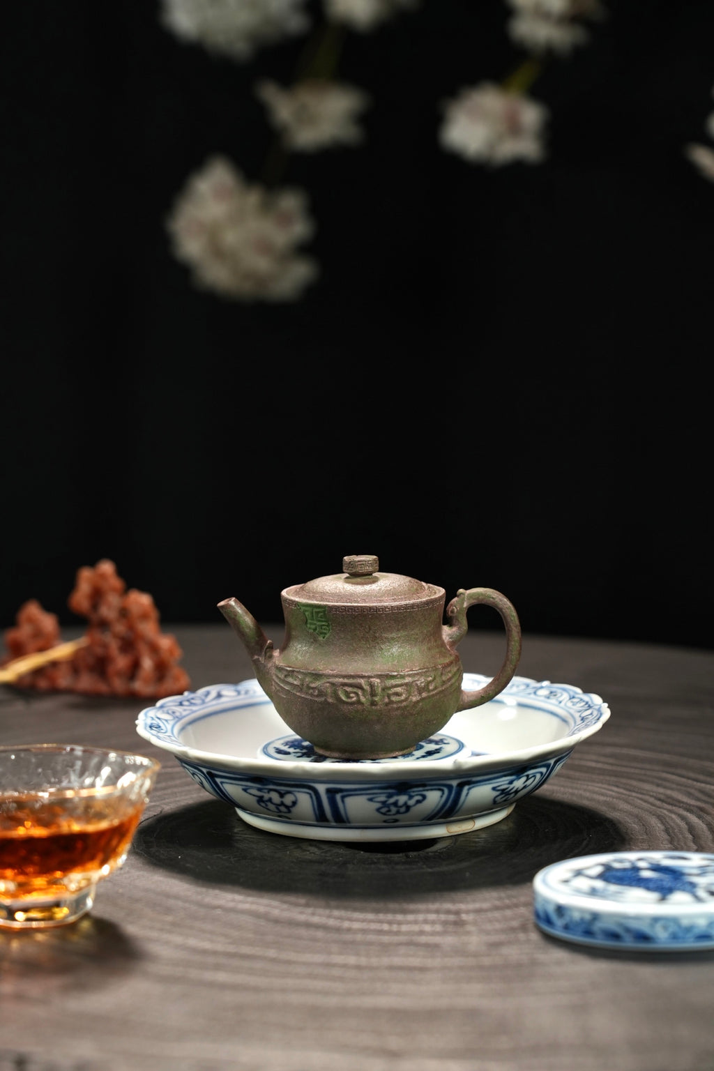 全手工【古雅·青铜式】 原矿极品段泥（绿泥粉浆）·100cc·内推孔