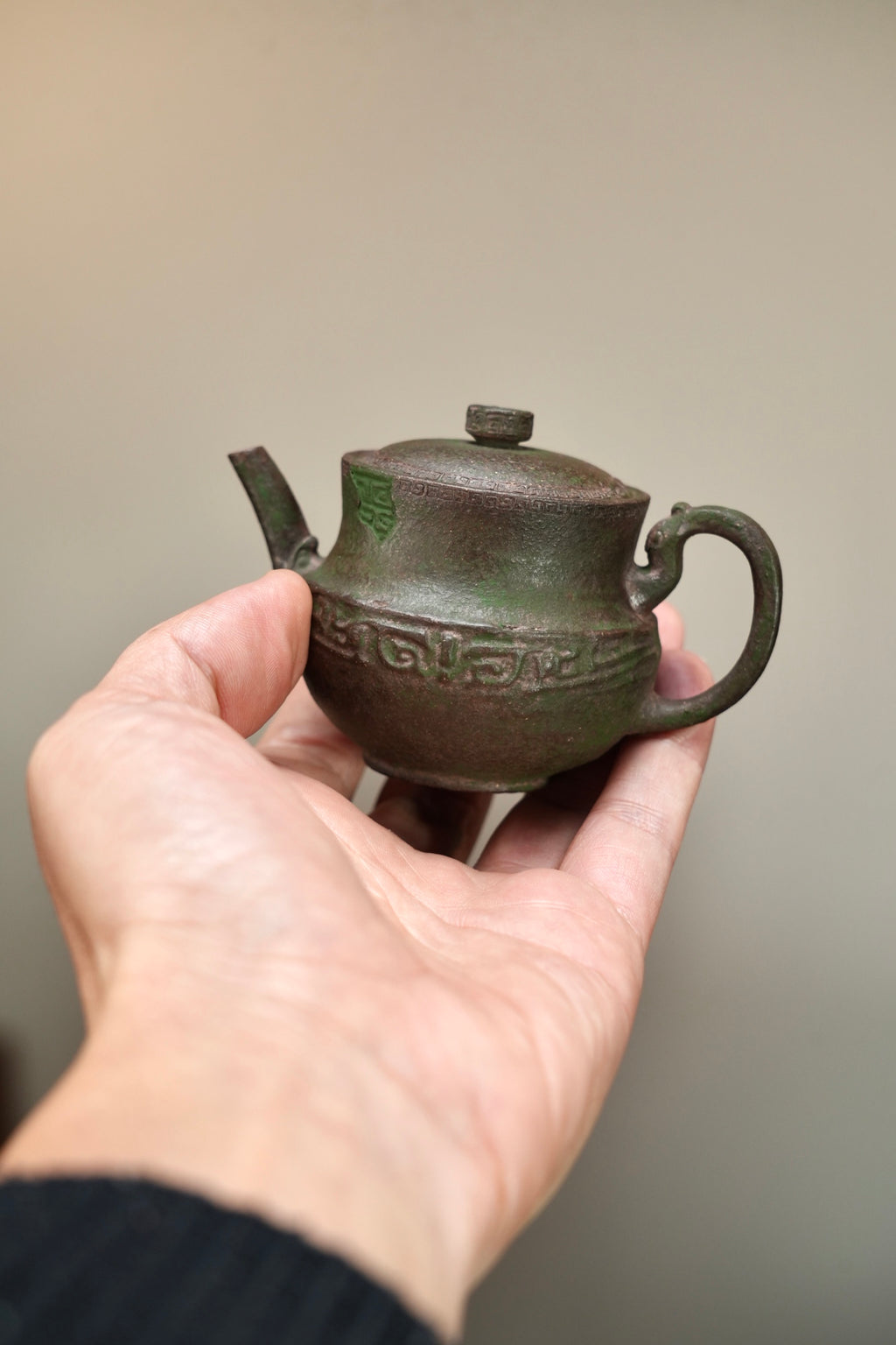 全手工【古雅·青铜式】 原矿极品段泥（绿泥粉浆）·100cc·内推孔