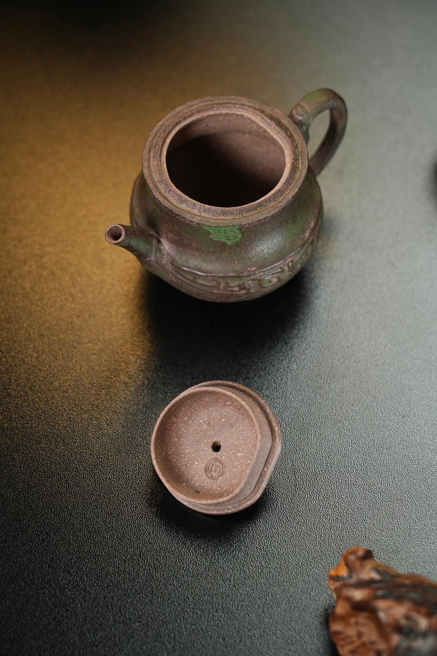 全手工【古雅·青铜式】 原矿极品段泥（绿泥粉浆）·100cc·内推孔