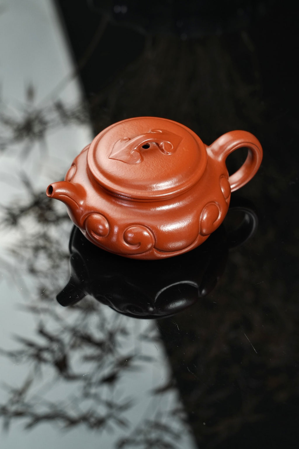 全手工【仿古如意】 原矿极品朱泥·220cc·7孔