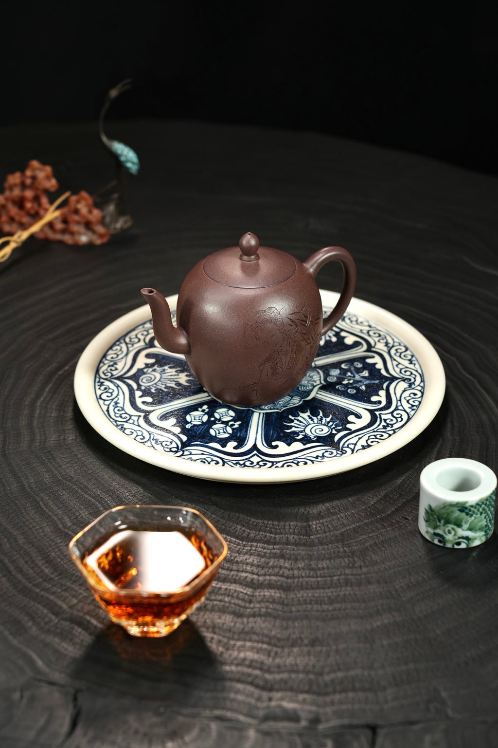 全手工【美人肩】 原矿极品底槽清·260cc·内推孔标准级美人肩紫砂器