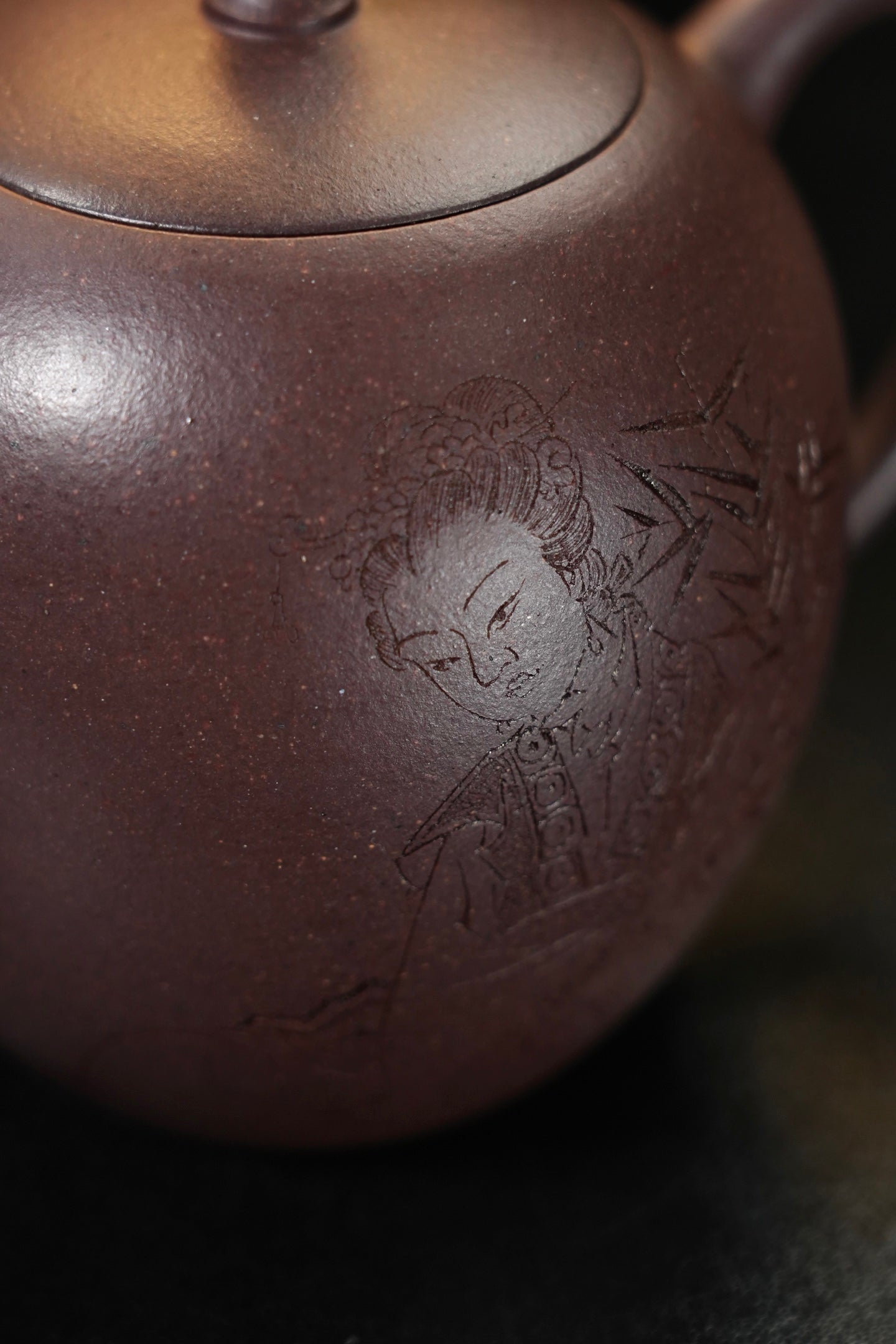 全手工【美人肩】 原矿极品底槽清·260cc·内推孔标准级美人肩紫砂器