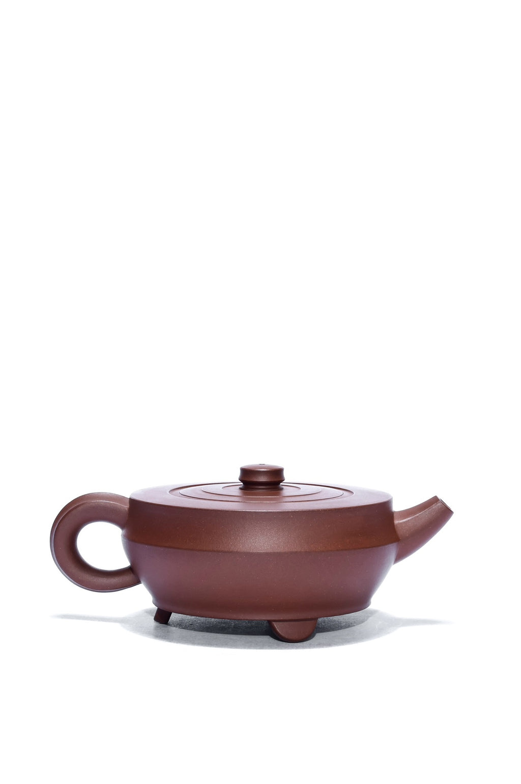 紫砂行家入·杨涛全手工制《玉璧壶》精工好料·高端孤品——原矿优质底槽青·200cc