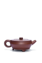 紫砂行家入·杨涛全手工制《玉璧壶》精工好料·高端孤品——原矿优质底槽青·200cc