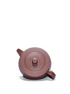 紫砂行家入·杨涛全手工制《玉璧壶》精工好料·高端孤品——原矿优质底槽青·200cc