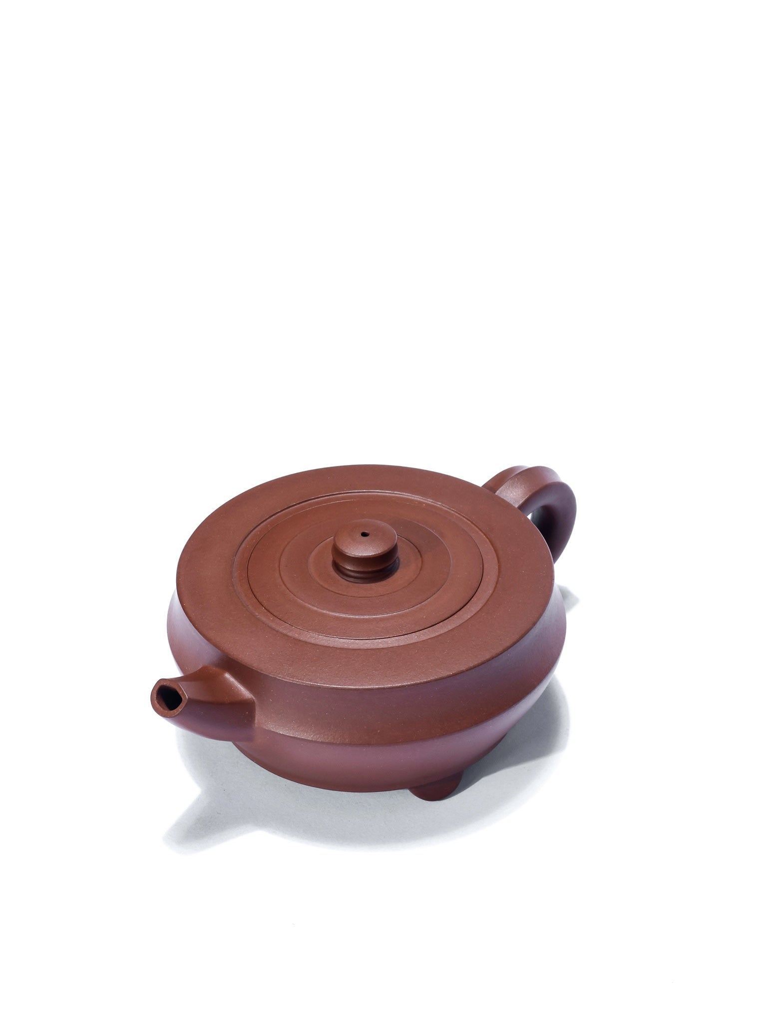 紫砂行家入·杨涛全手工制《玉璧壶》精工好料·高端孤品——原矿优质底槽青·200cc