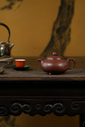 百年传承 紫砂世家｜大生壶第四代嫡传·省大师范秀芳臻品《三足雪桃壶》——原矿优质紫朱砂·350cc（入册款代表作）