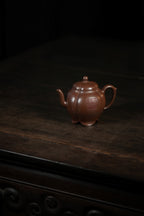 范大生嫡脉｜范秀芳制 范伟群装饰｜双省大师联诀紫砂臻品《莲香壶》——原矿优质紫泥·220cc