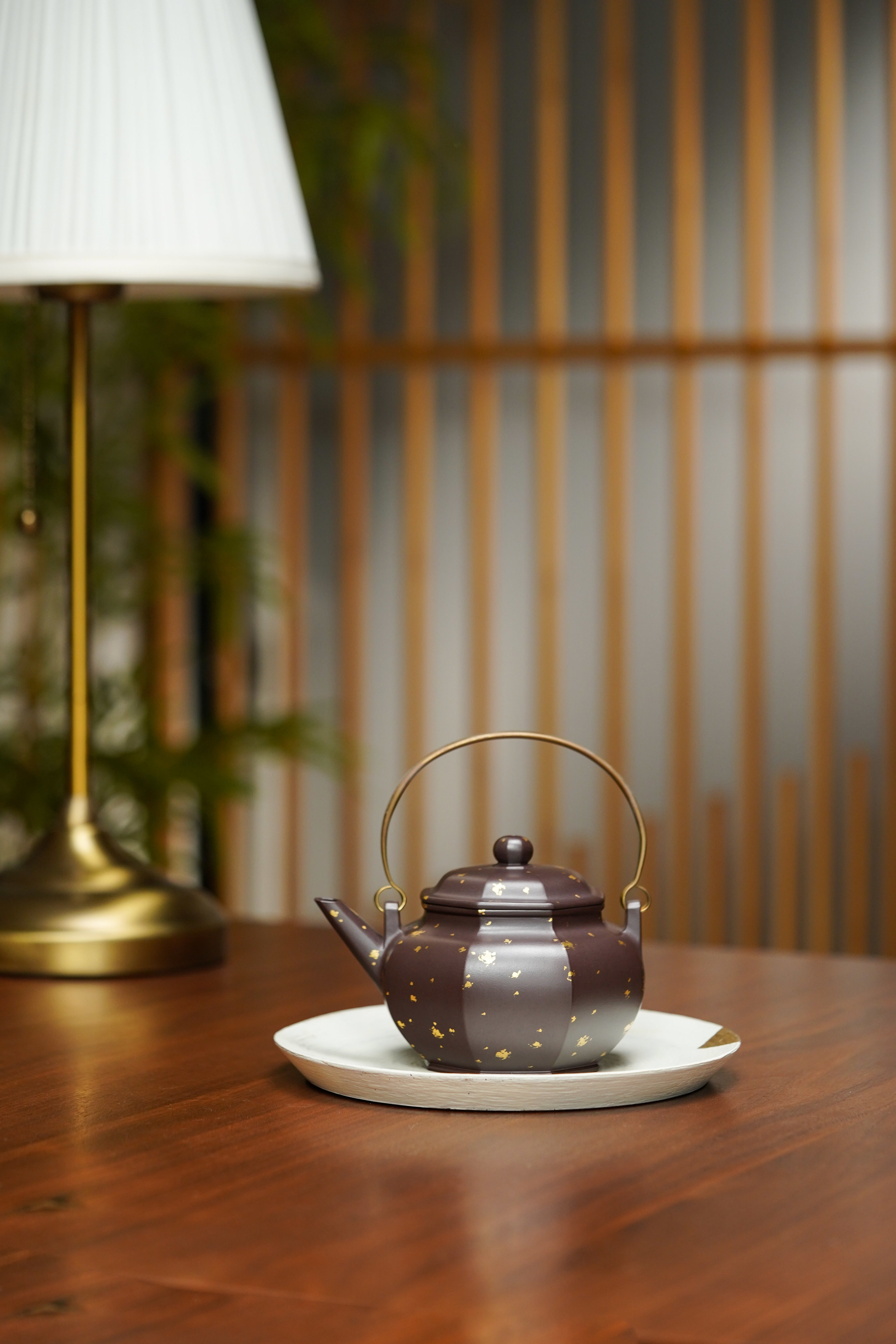紫砂界80后方器巨匠巅峰臻品《拙朴提梁壶》甄选原矿优质纯紫老泥·400cc，料工合一、品质顶级