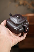 紫砂界80后方器巨匠巅峰臻品《乾坤如意壶》甄选原矿优质老紫泥·260cc，料工合一、品质顶级