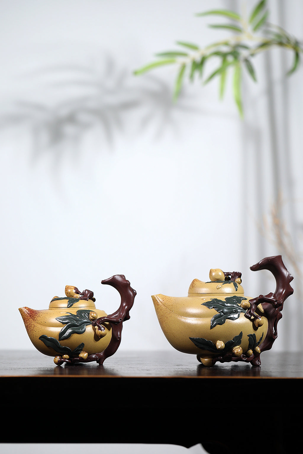 蒋艺华·非遗紫砂巅峰重器《圣桃壶》——原矿优质黄金段泥·300cc ——中国传统陶瓷艺术大师·蒋艺华 制