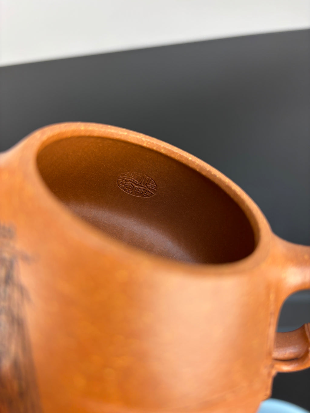 范泽锋高徒·邱爽紫砂潜力重器《竹节平盖石瓢》——原矿优质金降坡·220cc