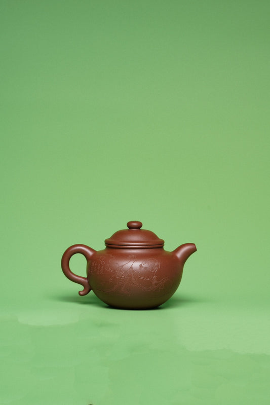 紫砂臻品·礼藏首选｜周建春大师扛鼎之作《莲子壶》——原矿优质底槽清·420cc ——正高级工艺美术师·周建春·制