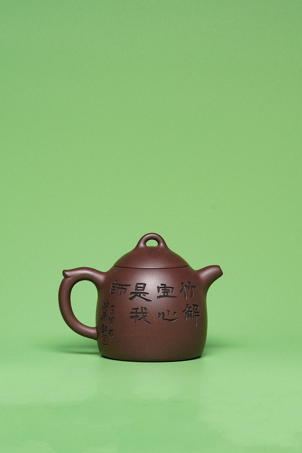 紫砂臻品·礼藏首选｜周建春大师扛鼎之作《竹海秦权壶》——原矿优质老紫泥·250cc ——正高级工艺美术师·周建春·制