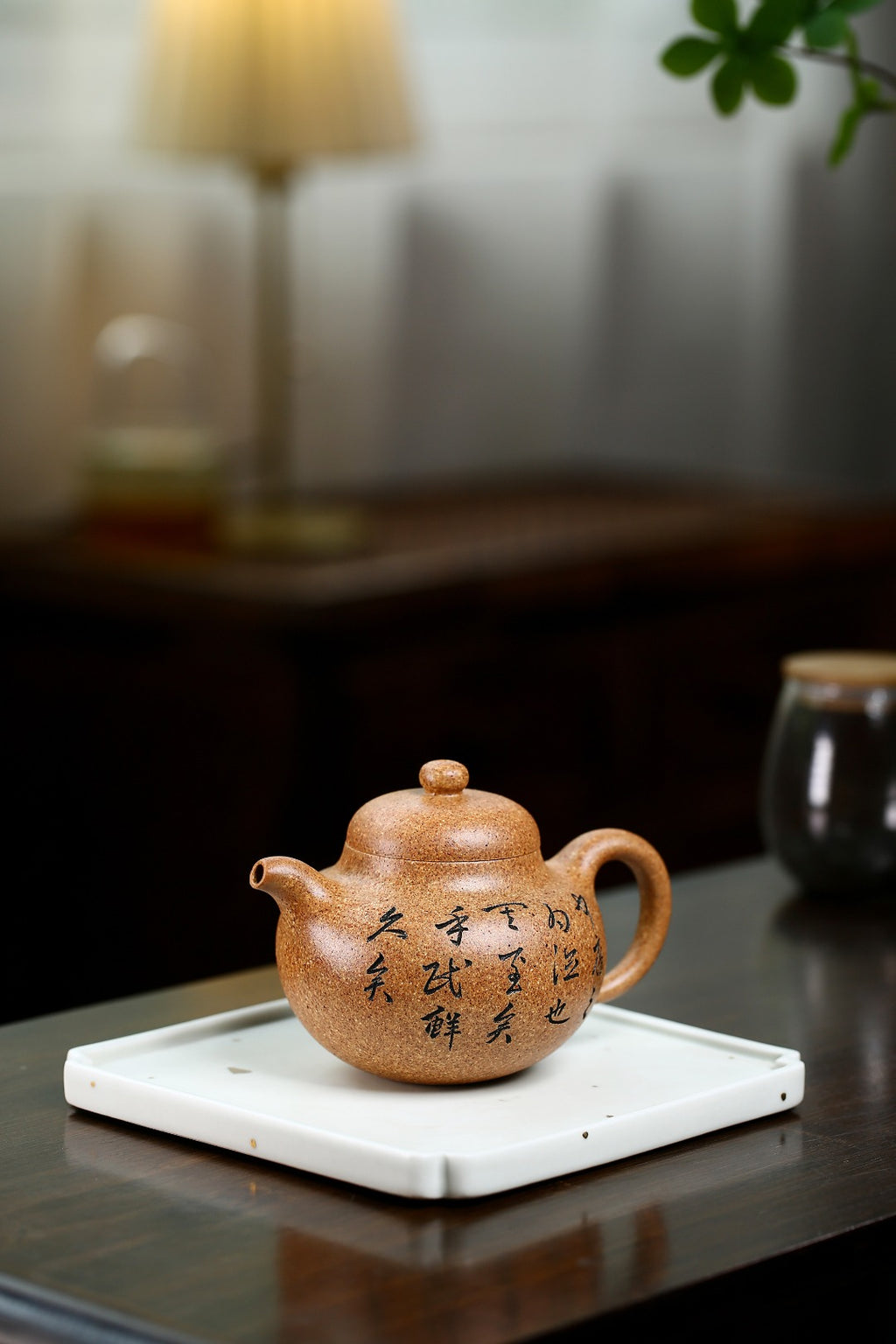 紫砂藏品｜高级工艺美术师·许时娟制【掇圆壶】 泥料：原矿优质龙骨金砂·240cc