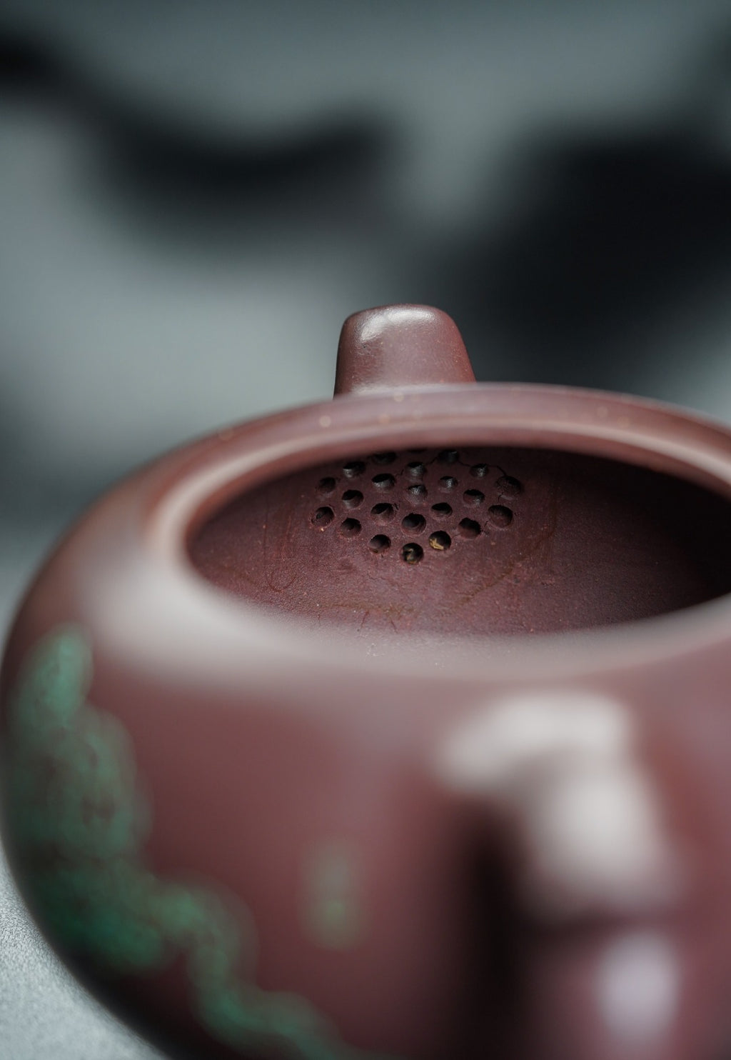 立之紫砂 礼藏至尊｜储立之大师传世典藏重器《芝钮如意四足壶》——原矿优质 紫茄泥·320cc