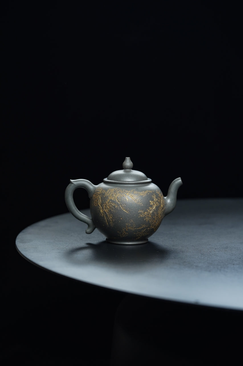 立之紫砂 礼藏至尊｜储立之大师传世典藏重器《高灯壶》——优质 雪花青·400cc ——江苏省工艺美术大师·储立之 之作