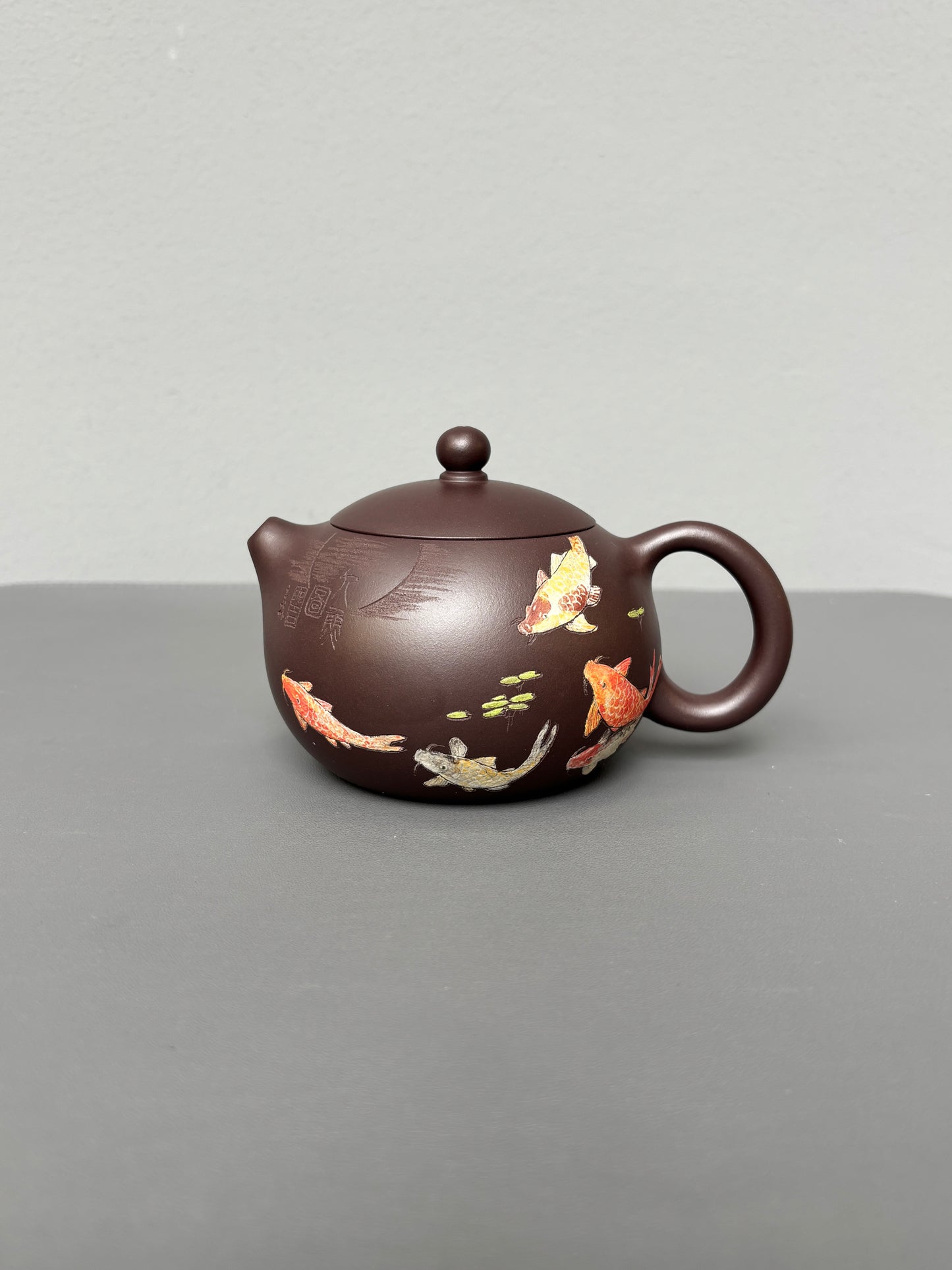 范泽锋高徒·邱爽紫砂潜力重器《西施壶》——原矿优质老紫泥·280cc ——江苏省级大师·邱爽 亲制 ——国大师·邱玉林装饰