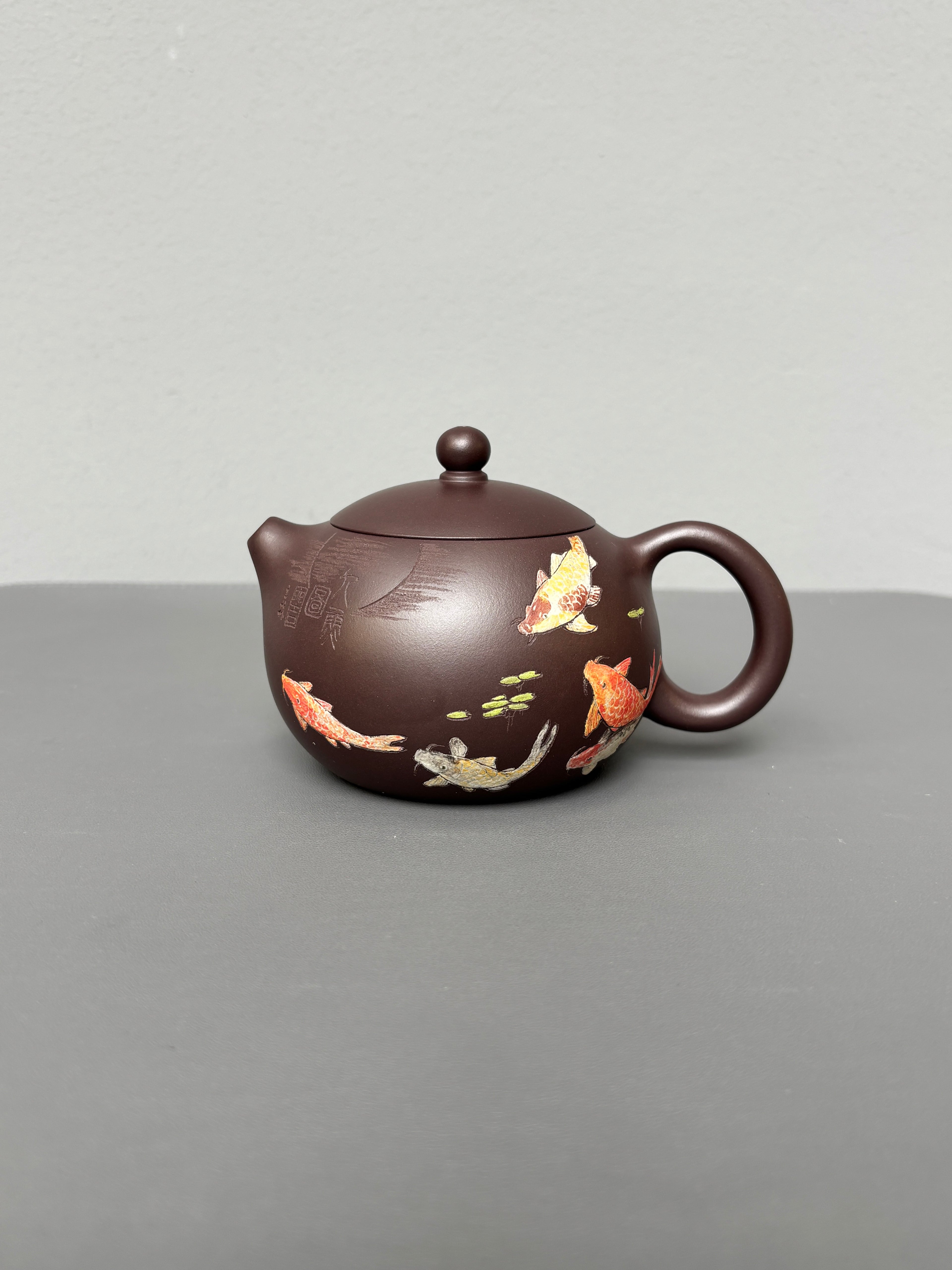 范泽锋高徒·邱爽紫砂潜力重器《西施壶》——原矿优质老紫泥·280cc ——江苏省级大师·邱爽 亲制 ——国大师·邱玉林装饰