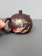 范泽锋高徒·邱爽紫砂潜力重器《西施壶》——原矿优质老紫泥·280cc ——江苏省级大师·邱爽 亲制 ——国大师·邱玉林装饰