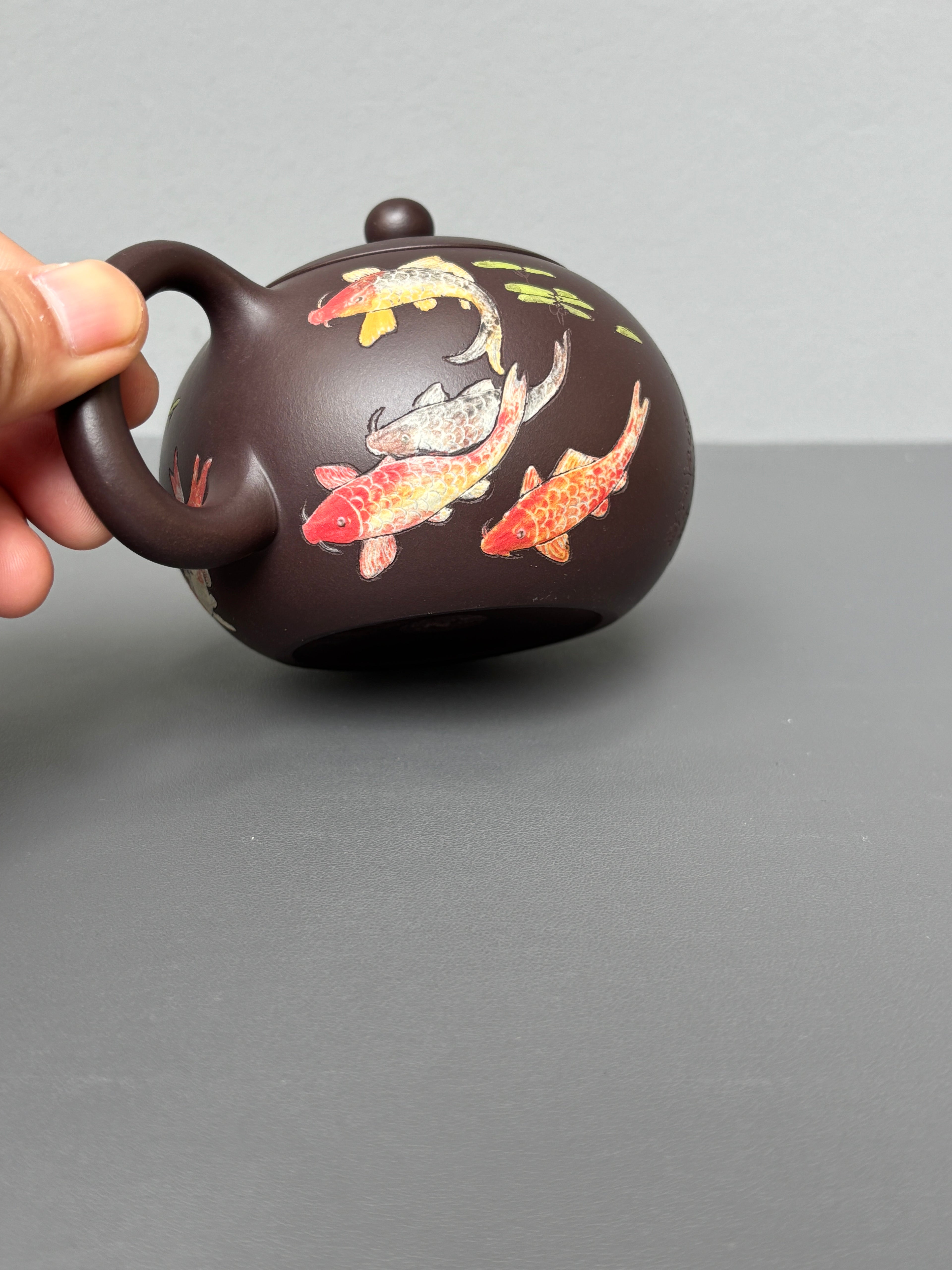 范泽锋高徒·邱爽紫砂潜力重器《西施壶》——原矿优质老紫泥·280cc ——江苏省级大师·邱爽 亲制 ——国大师·邱玉林装饰