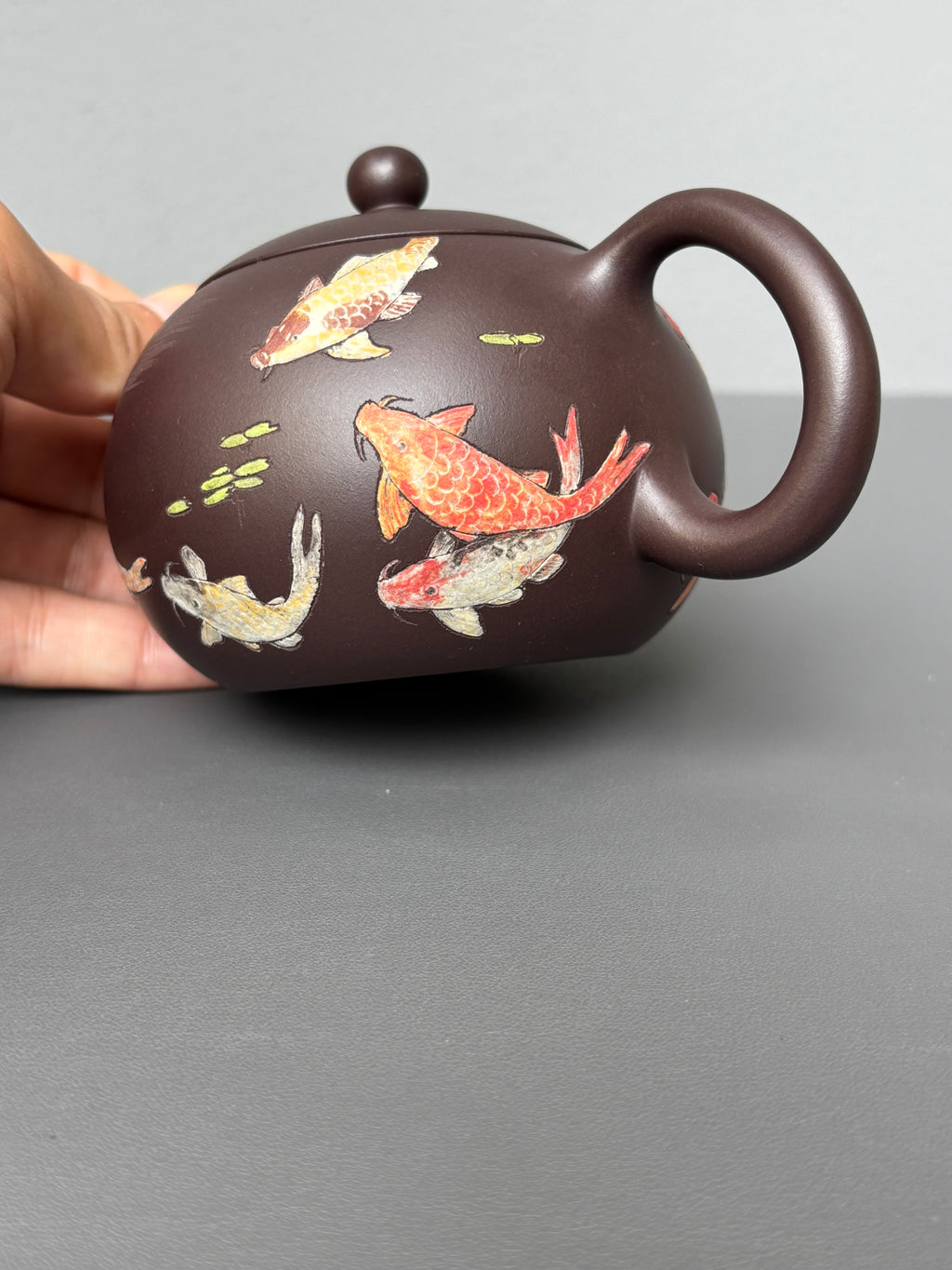 范泽锋高徒·邱爽紫砂潜力重器《西施壶》——原矿优质老紫泥·280cc ——江苏省级大师·邱爽 亲制 ——国大师·邱玉林装饰