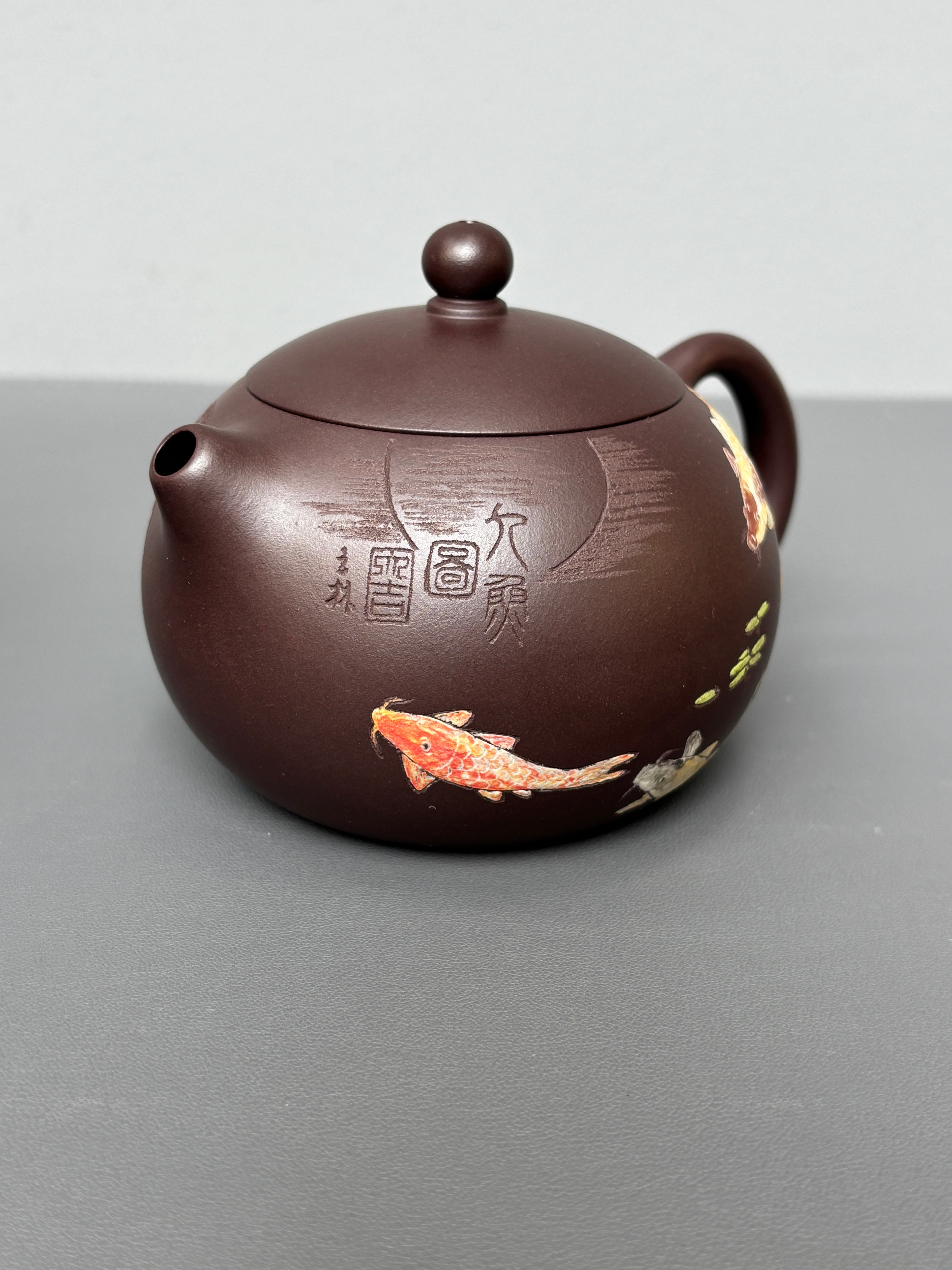 范泽锋高徒·邱爽紫砂潜力重器《西施壶》——原矿优质老紫泥·280cc ——江苏省级大师·邱爽 亲制 ——国大师·邱玉林装饰