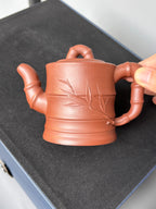 范泽锋高徒·邱爽紫砂潜力重器《节节高升壶》——原矿优质底槽清·230cc ——江苏省级大师·邱爽 亲制