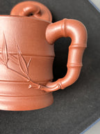 范泽锋高徒·邱爽紫砂潜力重器《节节高升壶》——原矿优质底槽清·230cc ——江苏省级大师·邱爽 亲制