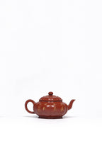 紫砂臻品·礼藏首选｜周建春大师扛鼎之作《筋纹传炉壶》——原矿优质朱泥·150cc