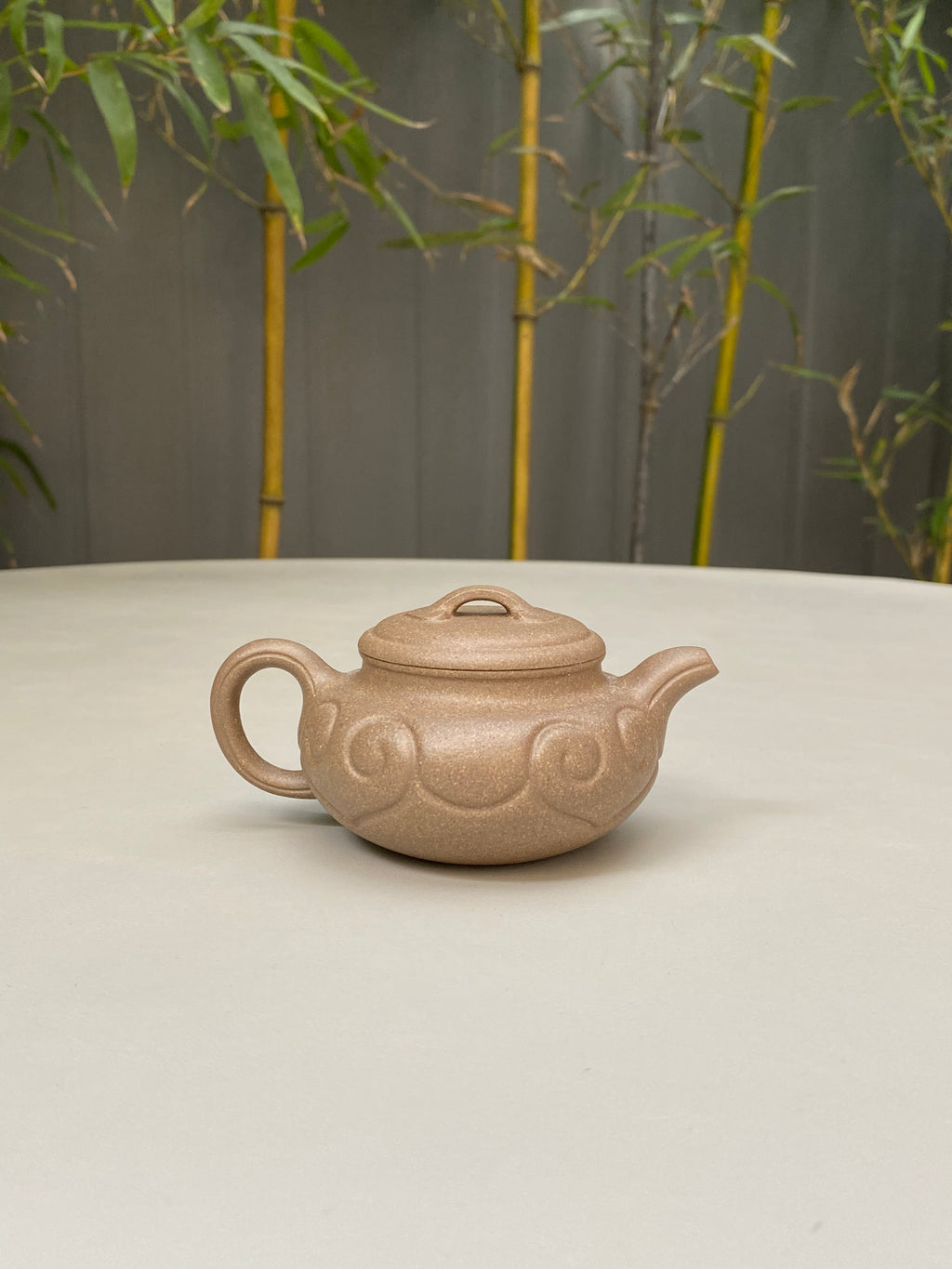 仿古如意壶｜实用小品茶器  ——原矿优质青段泥·120cc ——著名紫砂艺人 路遥 精制