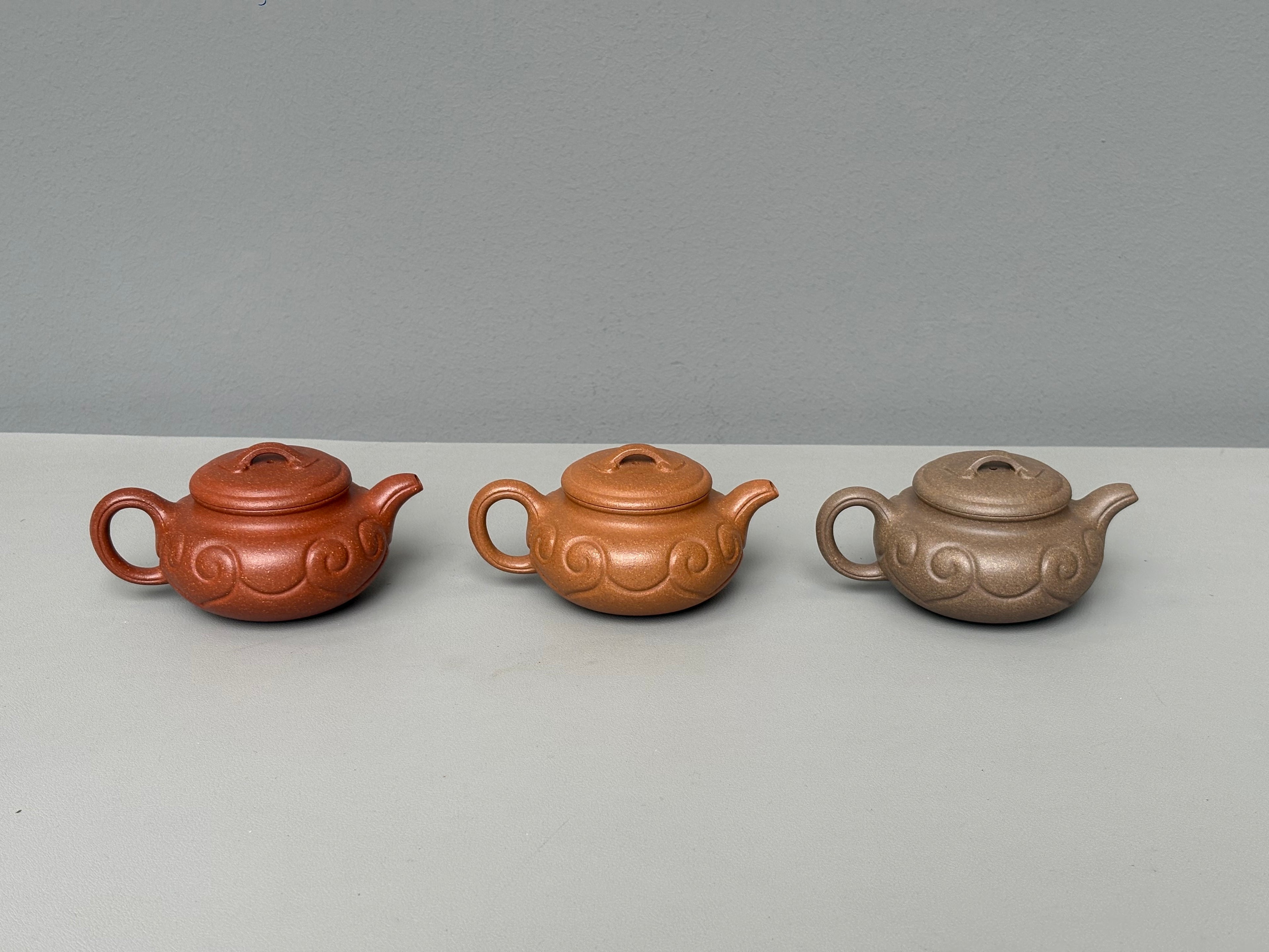 仿古如意壶｜实用小品茶器  ——原矿优质青段泥·120cc ——著名紫砂艺人 路遥 精制