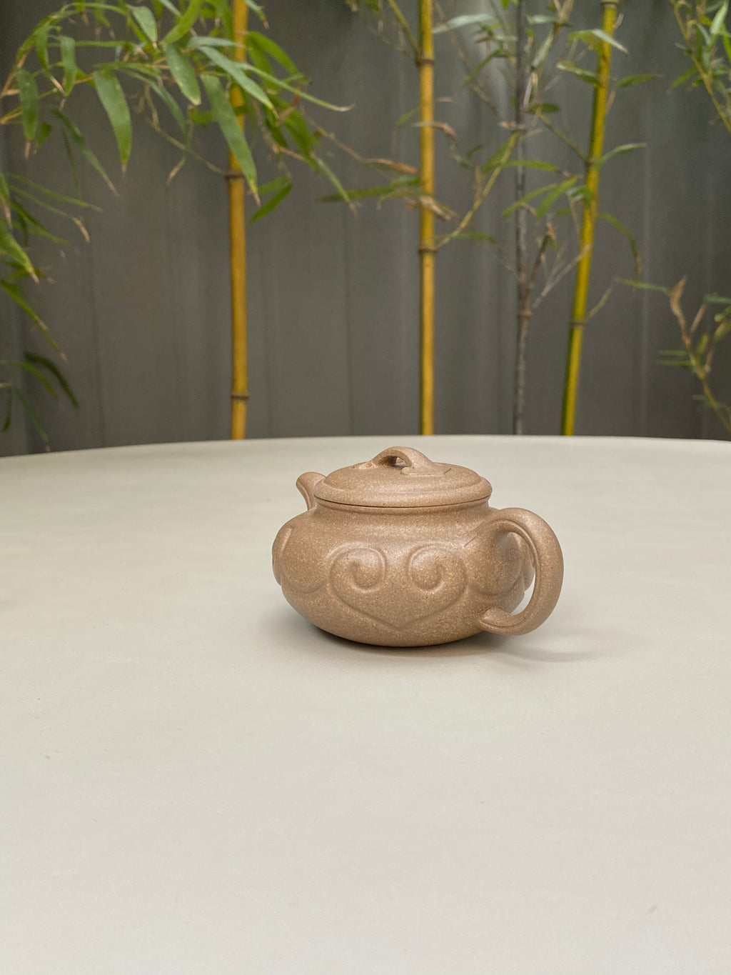 仿古如意壶｜实用小品茶器  ——原矿优质青段泥·120cc ——著名紫砂艺人 路遥 精制