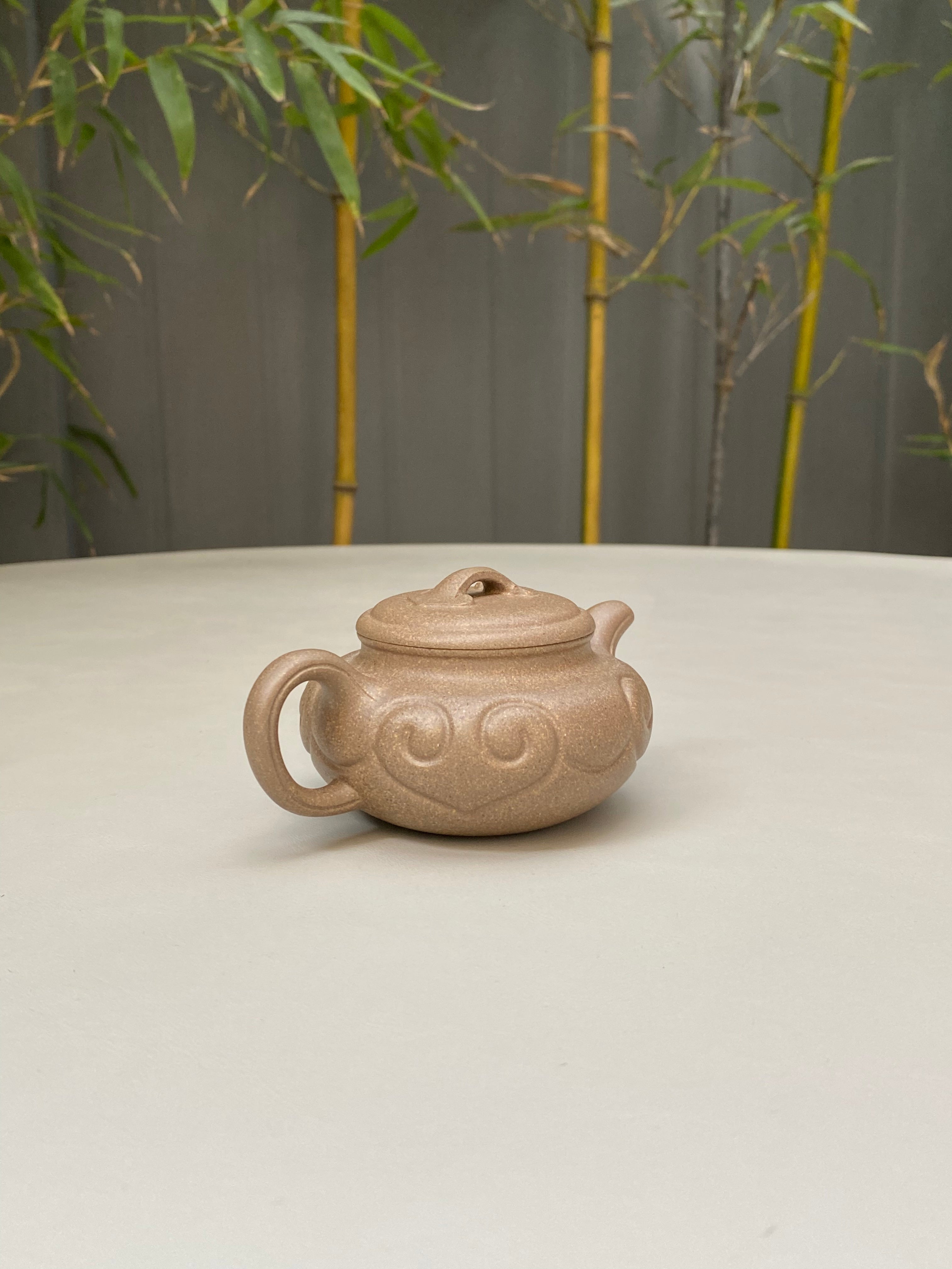 仿古如意壶｜实用小品茶器  ——原矿优质青段泥·120cc ——著名紫砂艺人 路遥 精制