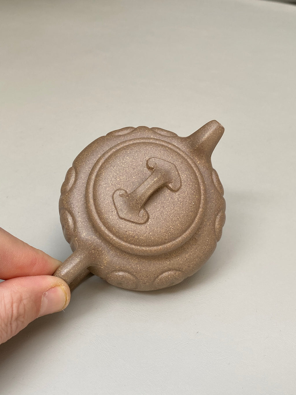 仿古如意壶｜实用小品茶器  ——原矿优质青段泥·120cc ——著名紫砂艺人 路遥 精制