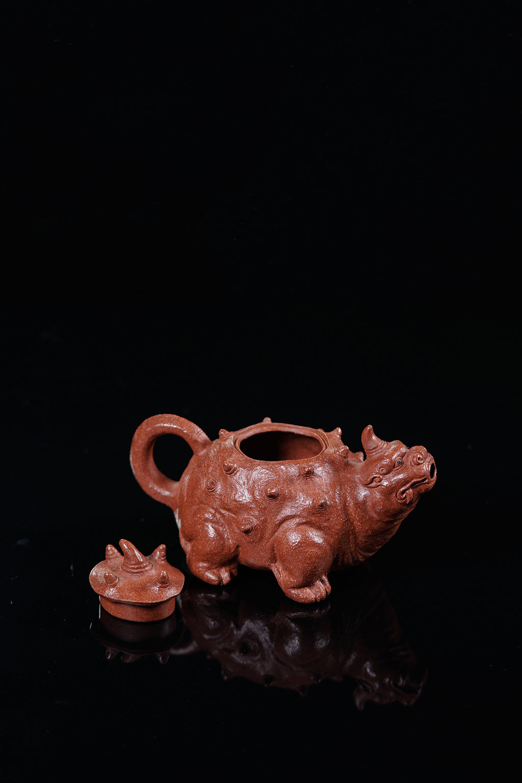 瑞兽系列精品佳作《独角兽》 ——原矿优质降坡泥·150cc 小品 ——实力派陶艺家·焦勇