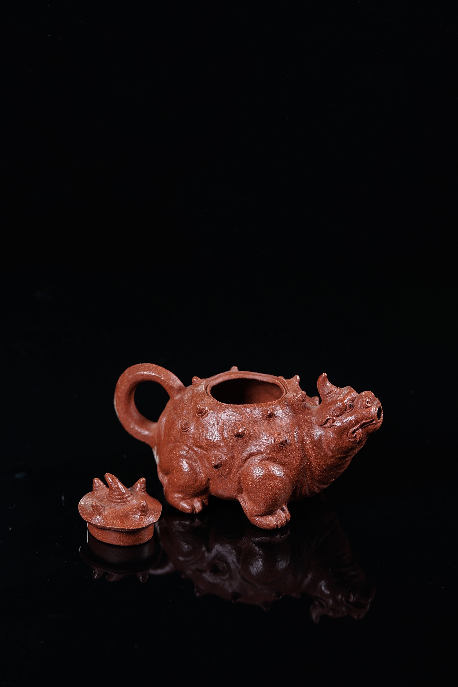 瑞兽系列精品佳作《独角兽》 ——原矿优质降坡泥·150cc 小品 ——实力派陶艺家·焦勇