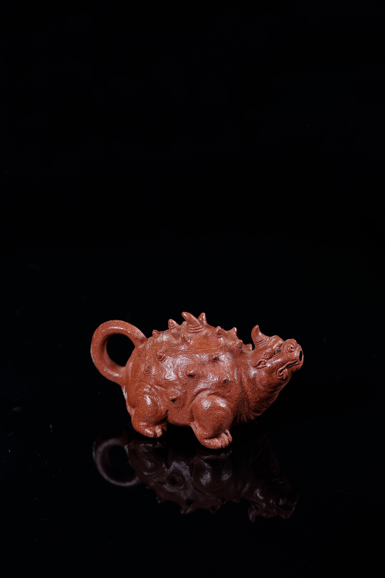 瑞兽系列精品佳作《独角兽》 ——原矿优质降坡泥·150cc 小品 ——实力派陶艺家·焦勇