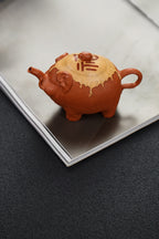 紫砂特色趣味精品佳作【福象·万象更新】 原矿优质降坡泥 ·200cc